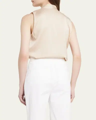 Kobi Halperin Mila Silk-Stretch Sleeveless Top | Thumbnail 7