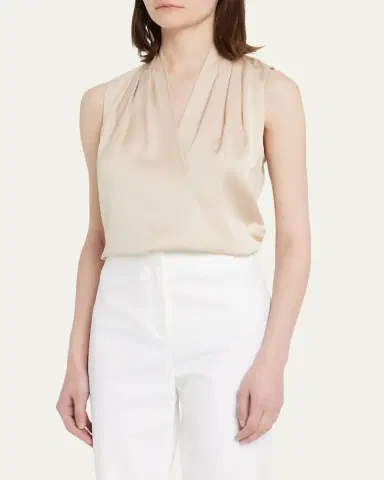 Kobi Halperin Mila Silk-Stretch Sleeveless Top | Thumbnail 8