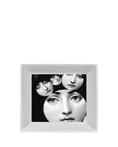 FORNASETTI Square Plate 20 x 20cm - Tema E Variazioni N.242 | Thumbnail 1