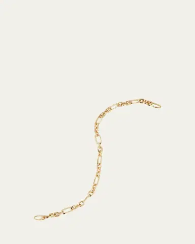 Lizzie Mandler Fine Jewelry 18K Yellow Gold Figaro Chain Link Bracelet | Thumbnail 3