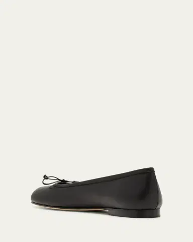 Manolo Blahnik Veralli Leather Bow Ballerina Flats | Thumbnail 5 Manolo Blahnik Veralli Leather Bow Ballerina Flats | Thumbnail 5