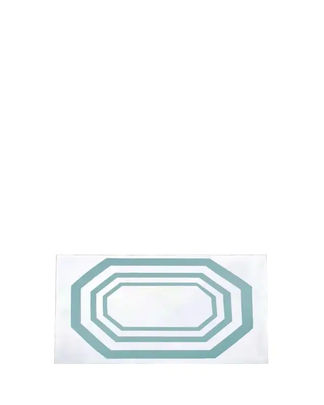 The Lino Essential Aqua Tablecloth, 71" x 125"