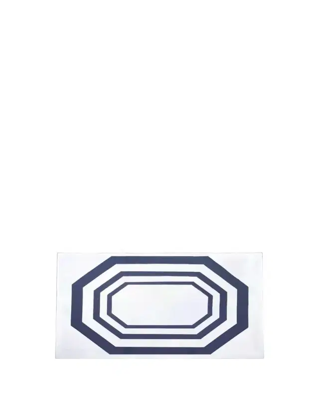 The Lino Essential Navy Tablecloth, 71" x 98"