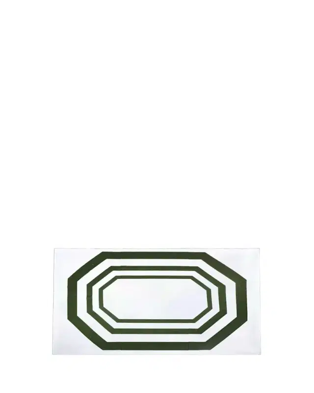 The Lino Essential Green Tablecloth, 71" x 98"