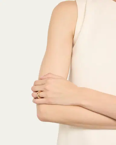 Pomellato Iconica 18k Rose Gold Slim Multi Gemstone Ring | Thumbnail 2