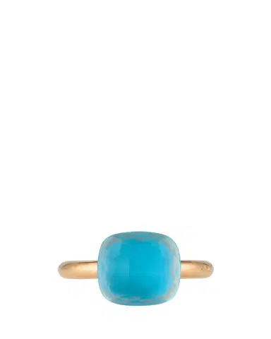Pomellato Nudo Classic Ring in Sky Blue Topaz and Mother of Pearl | Thumbnail 1 Pomellato Nudo Classic Ring in Sky Blue Topaz and Mother of Pearl | Thumbnail 1