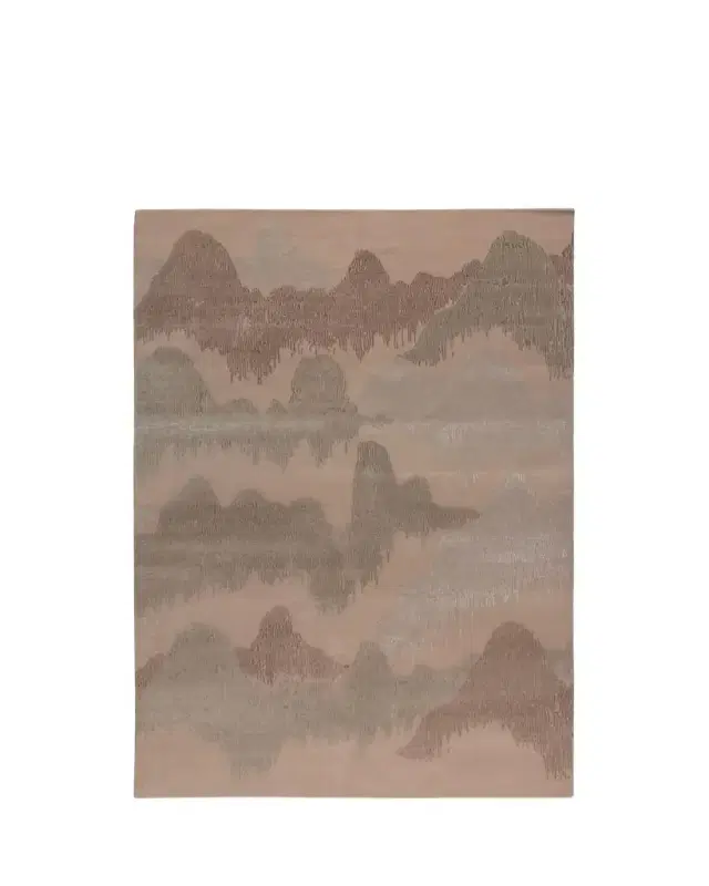 Cascadia Clay Hand-Knotted Rug, 8' x 10'