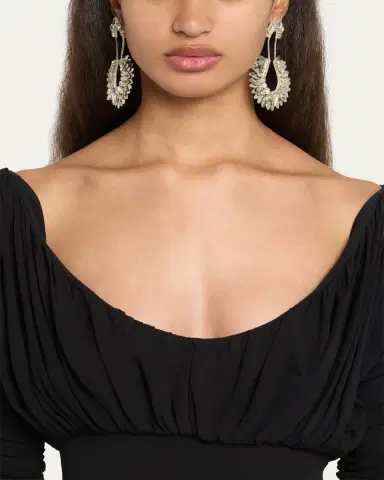 Deepa Gurnani Nior Drop Earrings | Thumbnail 2