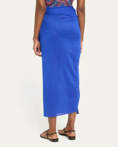 Eres Peplum Long Sarong with Belt | Thumbnail 3 Eres Peplum Long Sarong with Belt | Thumbnail 3