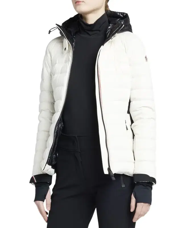 Moncler Grenoble Bruche Contrast Belted Puffer Jacket