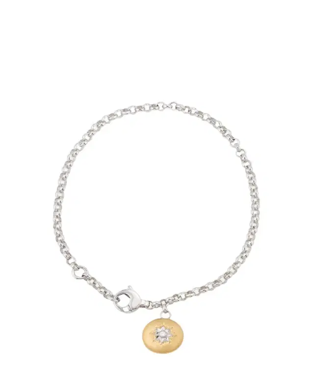 Macri Classica Diamond Charm Bracelet