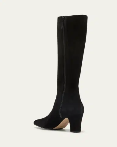 Manolo Blahnik Pitana Suede Block-Heel Knee Boots | Thumbnail 4 Manolo Blahnik Pitana Suede Block-Heel Knee Boots | Thumbnail 4