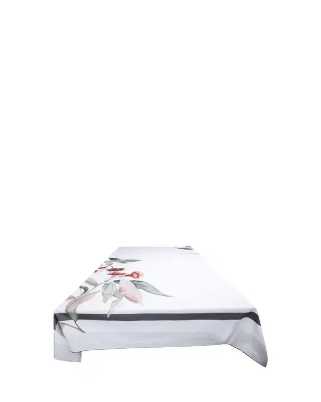 The Lino Princess Eucalyptus Tablecloth, 71" x 144"