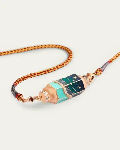 Marie Lichtenberg 18k Rose Gold Millyway Locket Cord Necklace | Thumbnail 3 Marie Lichtenberg 18k Rose Gold Millyway Locket Cord Necklace | Thumbnail 3