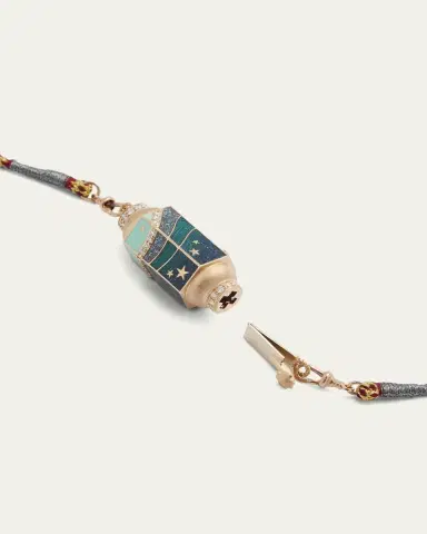 Marie Lichtenberg 18k Rose Gold Millyway Locket Cord Necklace | Thumbnail 4 Marie Lichtenberg 18k Rose Gold Millyway Locket Cord Necklace | Thumbnail 4