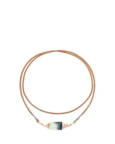 Marie Lichtenberg 18k Rose Gold Millyway Locket Cord Necklace | Thumbnail 1 Marie Lichtenberg 18k Rose Gold Millyway Locket Cord Necklace | Thumbnail 1