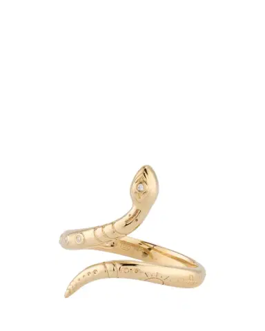 Sydney Evan 14K Yellow Gold Wrap Snake Ring with Diamonds | Thumbnail 1 Sydney Evan 14K Yellow Gold Wrap Snake Ring with Diamonds | Thumbnail 1
