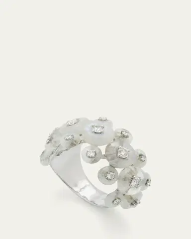 Fernando Jorge Diamond Surrounding Triple Ring in 18k | Thumbnail 3