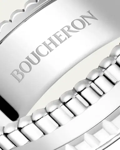 Boucheron 18K White Gold Quatre Double White Edition Small Ring | Thumbnail 3