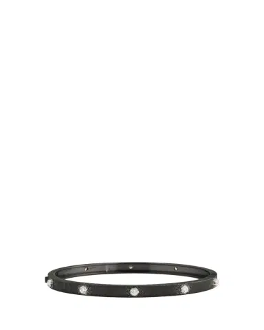 Buccellati Macri Classica Bangle, Black Gold, 5mm | Thumbnail 1