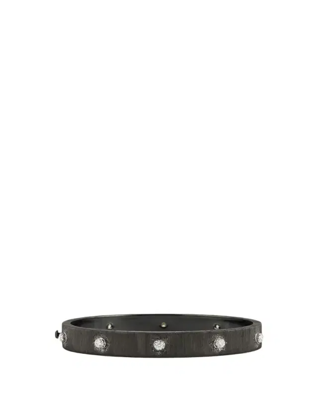 Buccellati Macri Classica Bangle, Black Gold, 8mm