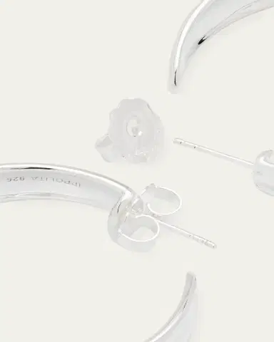 Ippolita Goddess Hoop Earrings in Sterling | Thumbnail 4