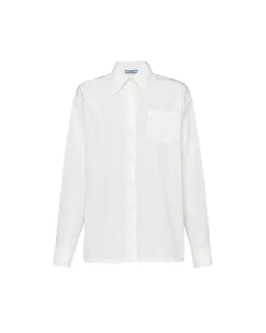 Prada Poplin ave Cufflink Blouse | Thumbnail 1