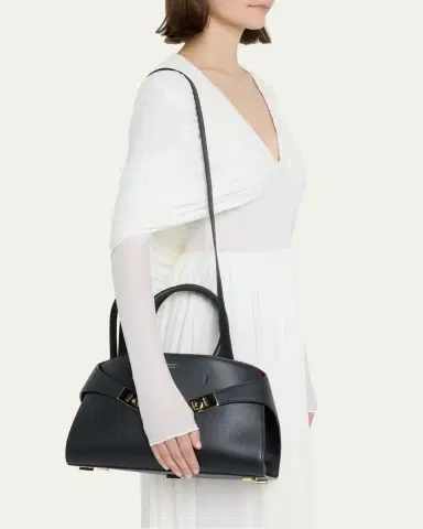 Ferragamo Small Hug Leather Top-Handle Bag | Thumbnail 2 Ferragamo Small Hug Leather Top-Handle Bag | Thumbnail 2