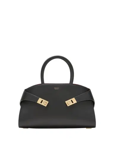 Ferragamo Small Hug Leather Top-Handle Bag | Thumbnail 1 Ferragamo Small Hug Leather Top-Handle Bag | Thumbnail 1