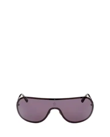 Moncler Gunmetal Logo Metal Alloy Shield Sunglasses | Thumbnail 1 Moncler Gunmetal Logo Metal Alloy Shield Sunglasses | Thumbnail 1