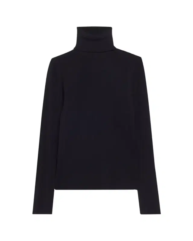 Taupo Ribbed Wool Turtleneck