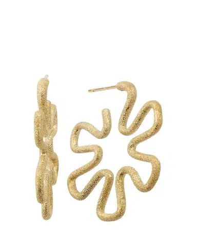 Bea Bongiasca Margherita 9K Yellow Gold Medium Daisy Earrings | Thumbnail 1 Bea Bongiasca Margherita 9K Yellow Gold Medium Daisy Earrings | Thumbnail 1