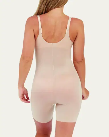 Spanx SPANXshape Invisible Open-Bust Mid-Thigh Bodysuit | Thumbnail 3