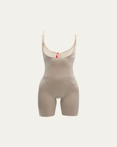 Spanx SPANXshape Invisible Open-Bust Mid-Thigh Bodysuit | Thumbnail 5