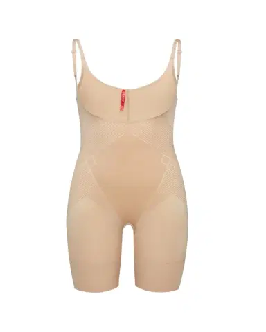 Spanx SPANXshape Invisible Open-Bust Mid-Thigh Bodysuit | Thumbnail 1