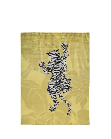 The Rug Company x Diane von Furstenberg Climbing Tiger Hand-Knotted Rug, 9' x 12' | Thumbnail 1 The Rug Company x Diane von Furstenberg Climbing Tiger Hand-Knotted Rug, 9' x 12' | Thumbnail 1