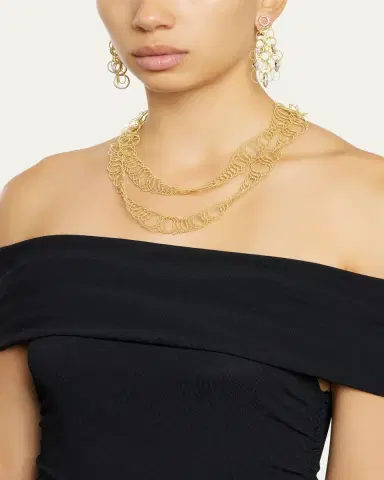 Buccellati Hawaii 18K Yellow Gold Sautoir Necklace, 102cm | Thumbnail 5