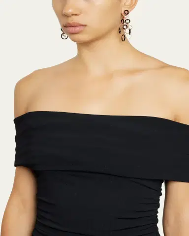Buccellati Hawaii 18K Rose Gold & Onyx Pendant Earrings, 7cm | Thumbnail 2 Buccellati Hawaii 18K Rose Gold & Onyx Pendant Earrings, 7cm | Thumbnail 2