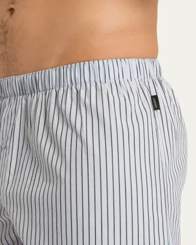 Hanro Men's Fancy Woven Cotton Boxers | Thumbnail 4