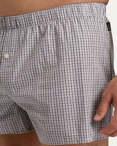 Hanro Men's Fancy Woven Cotton Boxers | Thumbnail 5