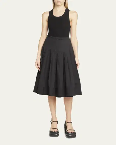 Proenza Schouler Matte Viscose Ribbed Knit Tank Top | Thumbnail 2