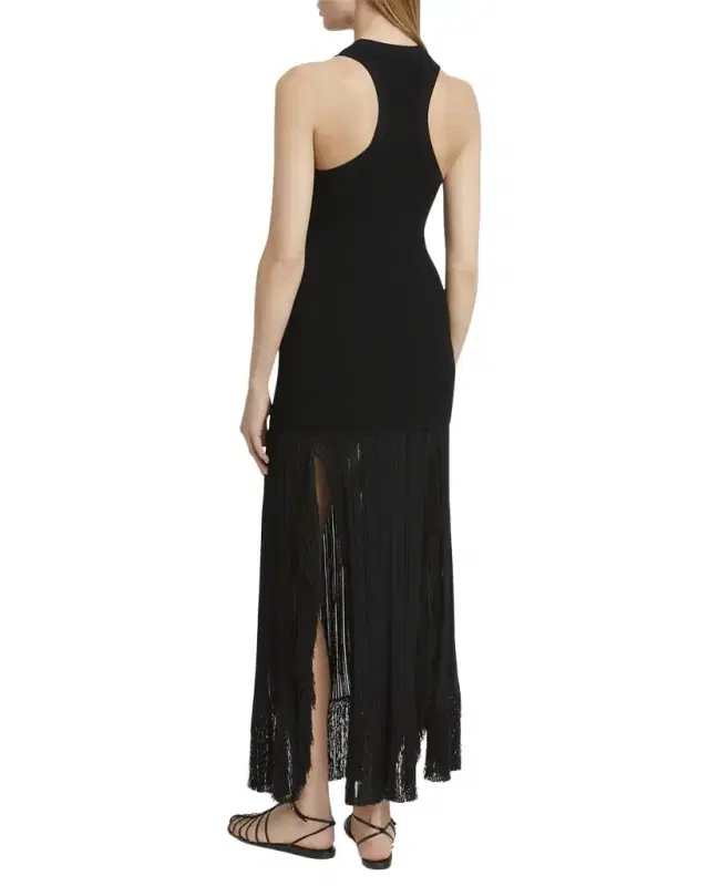 Proenza Schouler Matte Viscose Ribbed Knit Tank Top