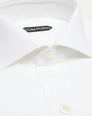 Tom Ford Men's Slim Fit Cotton Dress Shirt | Thumbnail 2 Tom Ford Men's Slim Fit Cotton Dress Shirt | Thumbnail 2