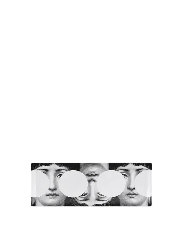 FORNASETTI Rectangular Tray - Tema E Variazioni N.149