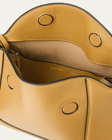 Wandler Penelope Fold-Over Flap Leather Shoulder Bag | Thumbnail 4
