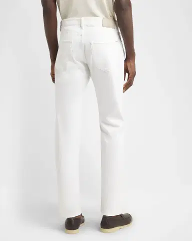 Loro Piana Men 's Straight Leg 5-Pocket Pants | Thumbnail 5