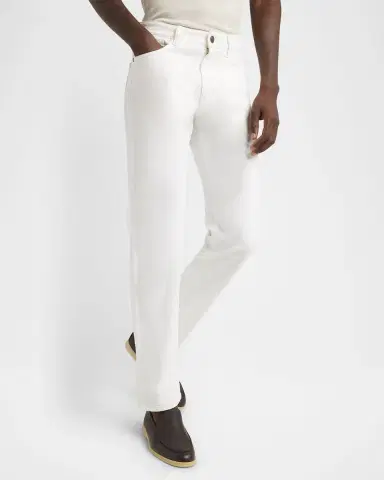 Loro Piana Men 's Straight Leg 5-Pocket Pants | Thumbnail 6