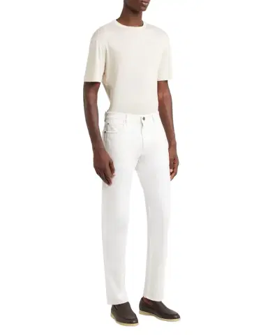 Loro Piana Men 's Straight Leg 5-Pocket Pants | Thumbnail 1