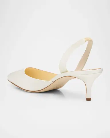 Manolo Blahnik Carolyne Kitten-Heel Halter Pumps | Thumbnail 17