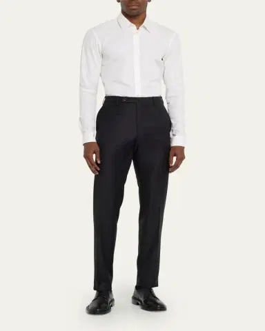 Incotex Men's Super 160s Wool Dress Pants | Thumbnail 2 Incotex Men's Super 160s Wool Dress Pants | Thumbnail 2